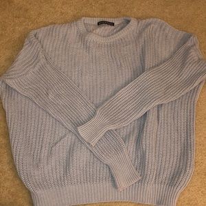 Brandy Melville Light Blue Knit Sweater